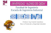 UNIOJEDA Profesor: Ing. Franklin Castellano Esp. en Protección y Seguridad Industrial.