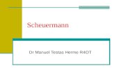 Scheuermann Dr Manuel Testas Hermo R4OT. Introduccion Scheuermann: 1920 Xifosis estructural toracica Soresen: Depresión anterior de 5 grados en tres niveles.