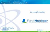 Www.foronuclear.org Energía nuclear, electricidad para todos  Mª Teresa Domínguez Jornada sobre el Futuro del Modelo Energético Madrid,