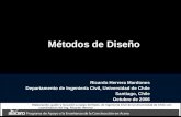 Métodos de Diseño Ricardo Herrera Mardones Departamento de Ingeniería Civil, Universidad de Chile Santiago, Chile Octubre de 2006 Elaboración, guión y.