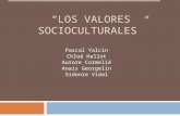 RESUMEN DEL CAPITULO 10 :LOS VALORES SOCIOCULTURALES Pascal Yalcin Chloé Hallot Aurore Cormelié Anais Georgelin Sidonie Vidal.