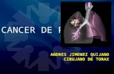 CANCER DE PULMON ANDRES JIMENEZ QUIJANO CIRUJANO DE TORAX.