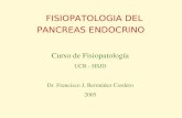 FISIOPATOLOGIA DEL PANCREAS ENDOCRINO Curso de Fisiopatología UCR - HSJD Dr. Francisco J. Bermúdez Cordero 2005.