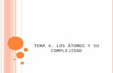 T EMA 4. LOS ÁTOMOS Y SU COMPLEJIDAD. 1. L OS MODELOS ATÓMICOS MODELO ATÓMICO DE DALTON La materia está constituida por átomos Los átomos son indivisibles.