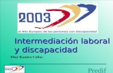 Predif Intermediación laboral y discapacidad Pilar Ramiro Collar.