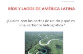 RÍOS Y LAGOS DE AMÉRICA LATINA ¿Cuales son las partes de un río y qué es una vertiente hidrográfica? Mr. Sandro Hernández.