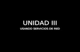 UNIDAD III USANDO SERVICIOS DE RED. OBJETIVOS Usar Server Admin para configurar uno o mas validos subnets DHCP. Usar Server Admin para configurar información