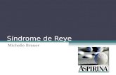 Síndrome de Reye Michelle Brauer. Síndrome de Reye Descrito en 1963 Cuadro clínico: o Vómito o Desorientación o Pérdida de conciencia o Respiración anormal.