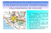 PRESUPUESTO PARTICIPATIVO Y PLANIFICACIÓN TERRITORIAL (Ayuntamiento de Ariccia) La existencia de Ariccia es anterior a la fundación de Roma, data del 2752.