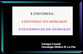 LINFOMAS: LINFOMAS NO HODGKIN ENFERMEDAD DE HODGKIN Enrique Casado Oncología Médica H. La Paz.
