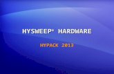 HYSWEEP ® HARDWARE HYPACK 2013. HYSWEEP ® Configurando un Sistema en HYSWEEP ® HARDWARE Multihaz sonar GPS sensor Movimiento sensor Rumbo Calado Dinámico.