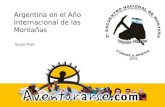 Argentina en el Año Internacional de las Montañas Sergio Paoli.