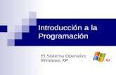 Introducci³n a la Programaci³n El Sistema Operativo Windows XP