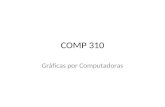 COMP 310 Gráficas por Computadoras. Software necesario : Microsoft Visual C++ 2008 – Contiene las herramientas necesarias para crear, editar, compilar,