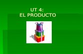 UT 4: EL PRODUCTO ÍNDICE UT4: EL PRODUCTO I. EL PRODUCTO. I.I Concepto. I.II Tipología. II. GESTIÓN DE LA CARTERA DE PRODUCTOS. III. CLASES DE PRODUCTO.