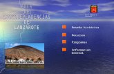 Información General Reseña histórica Recursos Programas Excmo Cabildo de Lanzarote.