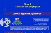 Tema 6 Teoría de la Complejidad Curso de Seguridad Informática Material Docente de Libre Distribución Curso de Seguridad Informática © Jorge Ramió Aguirre.