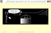 25-03-06LT-Accesibilidad (Jornada DiM primavera 2006)1 ¿Porqué pensar en la accesibilidad?