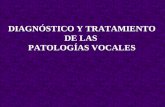 DIAGNÓSTICO Y TRATAMIENTO DE LAS PATOLOGÍAS VOCALES.