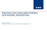 PROYECTOS EXPLORATORIOS OFFSHORE ARGENTINA Joseba Murillas Dirección de Exploración y Desarrollo de Negocios YPF.