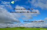 Planeación de la Conservación de Áreas Medición del éxito.