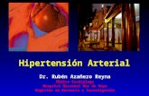 Hipertensión Arterial Dr. Rubén Azañero Reyna Médico Cardiólogo Hospital Nacional Dos de Mayo Magister en Docencia e Investigación.