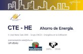 CTE - HE Ahorro de Energía. © José Maria Sala 2006 - Grupo ENEDI - Energética en la Edificación josemariapedro.sala@ehu.esUPV/EHU.