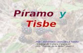 Píramo y Tisbe POR : ESTEFANIA LEÓN DE LA TORRE (Alumna de Cultura Clásica II) (IES Fuente de la Peña –Jaén-)