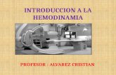 INTRODUCCION A LA HEMODINAMIA PROFESOR : ALVAREZ CRISTIAN.