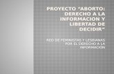 RED DE FEMINISTAS Y LESBIANAS POR EL DERECHO A LA INFORMACIÓN.