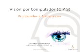 Visión por Computador 1 Visión por Computador (C V S) José Manuel Martínez Co-Fundador de Distintiva Solutions S.L. Propiedades y Aplicaciones.