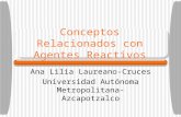 Conceptos Relacionados con Agentes Reactivos Ana Lilia Laureano-Cruces Universidad Autónoma Metropolitana-Azcapotzalco.