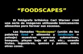 FOODSCAPES El fotógrafo británico Carl Warner creó una serie de imágenes utilizando básicamente alimentos para formar sus escenas. Las llamadas "foodscapes"