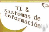 IS5706.TI aplicada a la Empresa Universidad Tecnológica de México MTI Fernando Carlos Rivero Esqueda.