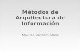 Metodos de Arquitectura de Información