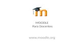 MOODLE Para Docentes . DEFINICION Moodle es un Sistema de Gestión de Cursos de Código Abierto (Open Source Course Management System, CMS),