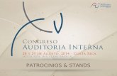 PATROCINIOS & STANDS. El Congreso de Auditoría Interna que organiza año a año el Instituto de Auditores Internos de Costa Rica, es el evento de los auditores.