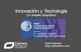 Innovación y Tecnología - Un desafío adaptativo