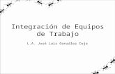 Integración de Equipos de Trabajo L.A. José Luis González Ceja.