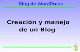 Presentacion: Blog en Wordpress