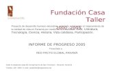 Fundación Casa Taller 2000 -2005 Calle Fundadores casa 63 corregimiento de San Francisco. Panamá. Panamá Telefax: 226 -2805 E-mail: casataller@cwpanama.net.