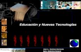Educación y Nuevas Tecnologías Portad a José A. Martínez Bernicola Dpto. Didáctica General.