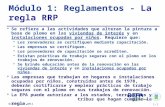 Octubre de 2011 1-1 Módulo 1: Reglamentos - La regla RRP Se refiere a las actividades que alteran la pintura a base de plomo en las viviendas de interés.