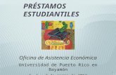 1 Oficina de Asistencia Económica Universidad de Puerto Rico en Bayamón 5, 6 y 7 de marzo de 2013.
