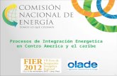 1 Procesos de Integración Energetica en Centro America y el caribe.