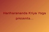 Hariharananda Kriya Yoga presenta…. La Misión Hariharananda - India.