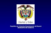 República de Colombia-Departamento de Boyacá MUNICIPIO DE SABOYA.