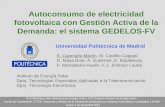 Autoconsumo de Energía Solar Fotovoltaica con gestión activa de la demanda: El sistema GEDELOS-FV