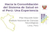 Pilar Mazzetti Soler Instituto Nacional de Ciencias Neurológicas Lima, Perú Hacia la Consolidación del Sistema de Salud en el Perú: Una Experiencia.