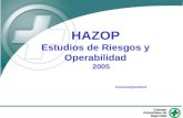 HAZOP Estudios de Riesgos y Operabilidad 2005 lcosorio@andinet.com.